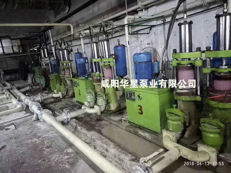 壓濾機專用泵客戶案例